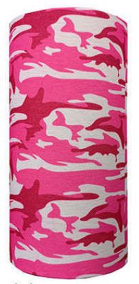 Pink Camo Neck Gaiter | Multi-Way Face Shield for Outdoor Activities