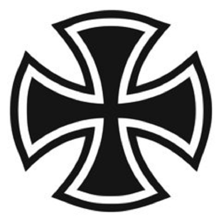 Iron Cross Vinyl Decal
