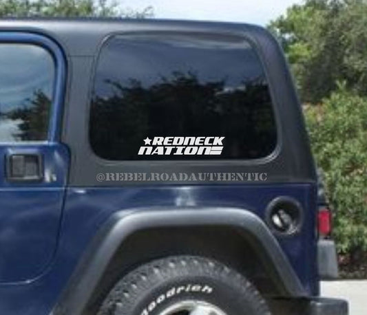 Redneck Nation Vinyl Decal