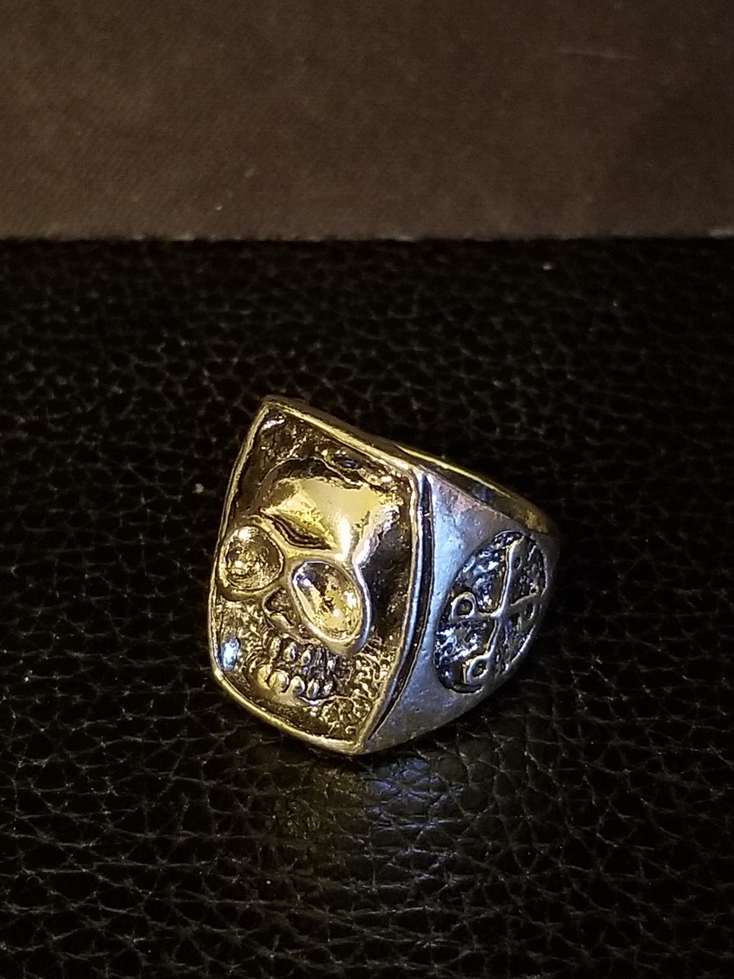 Symbolic Skull Biker/Punk Ring Size 9.5