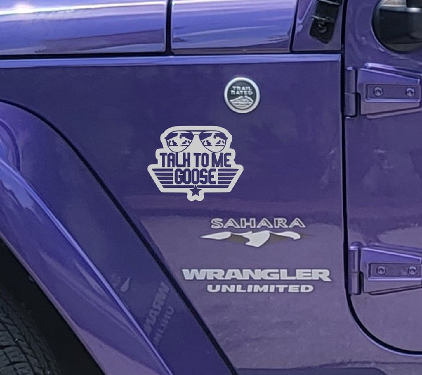 Talk to me Goose Vinyl Decal