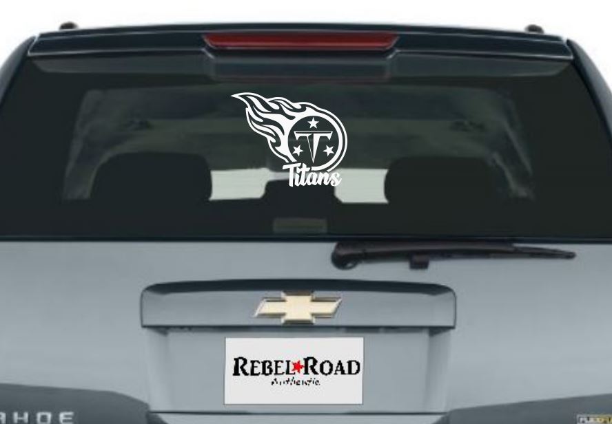 Tennessee Titans signature vinyl decal
