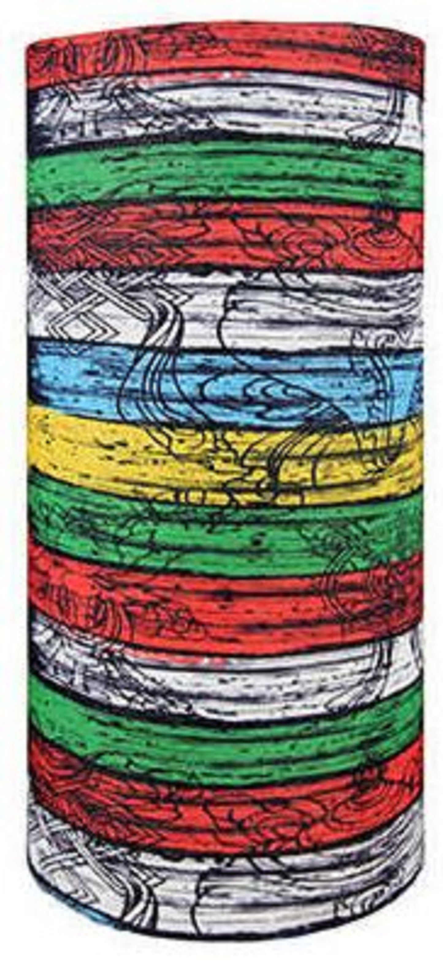 Tribal Multicolor Neck Gaiter | Multi-Use Face Shield for UV Protection & Outdoor Activities