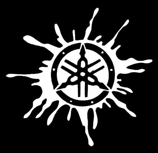 Yamaha Splat Vinyl Decal