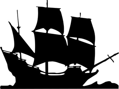 Pirate Ship Vinyl Decal