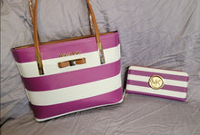 Load image into Gallery viewer, Pink &amp; White MK Purse W/Wallet