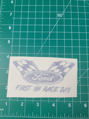 First on Race Day Ford