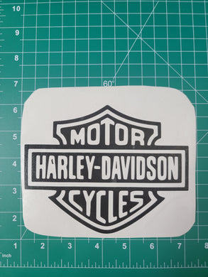 Harley Davidson Bar and Shield Single Color Decal