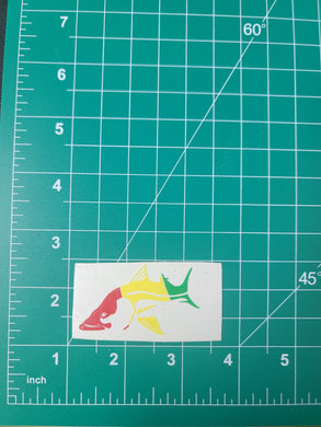 Rasta Snook mini decal