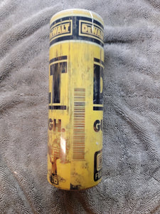 DeWalt Tools 20oz sublimination skinny tumbler Customizable Options Available.