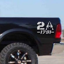 Load image into Gallery viewer, 2nd amendment 1791 vinyl decal