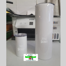 Load image into Gallery viewer, 3 oz mini skinny tumbler with lid and straw