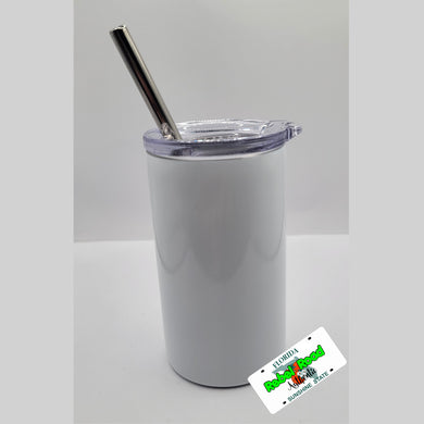 3 oz mini skinny tumbler with lid and straw