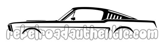 65 Ford Mustang Custom Design Decal