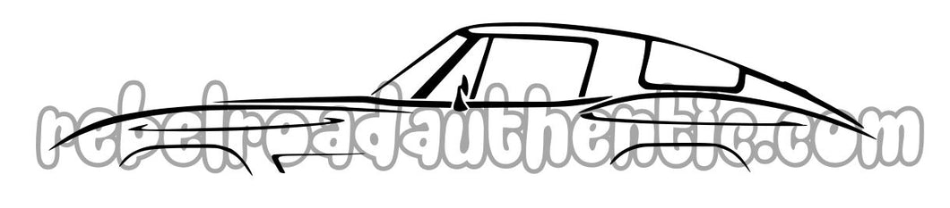 Chevy Corvette C2 Custom Design Decal