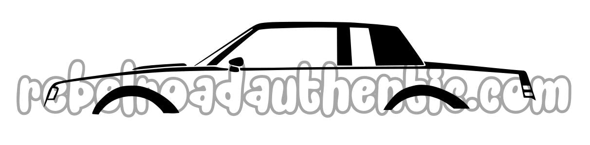 Buick Regal Grand National Custom Design Decal