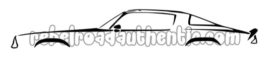 75-81 Chevy Camaro Custom Design Decal