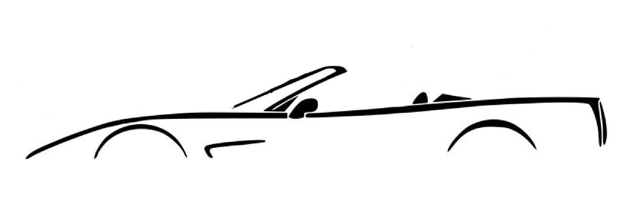 Corvette Convertible Custom Design Decal