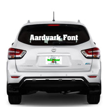 Load image into Gallery viewer, Custom text Aardvark Font