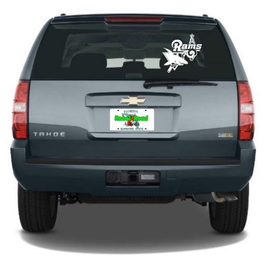 LA Sports Trio - Angels, Rams, Sharks Custom Vinyl Decal