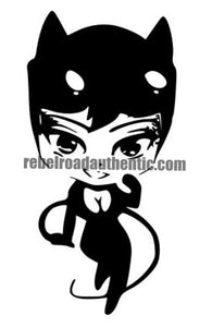 Cat girl Character Vinyl Decal