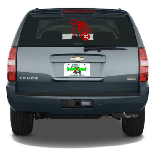 Chicago NL Sports Trio - Bears, Blackhawks, Cubs Custom Vinyl Decal