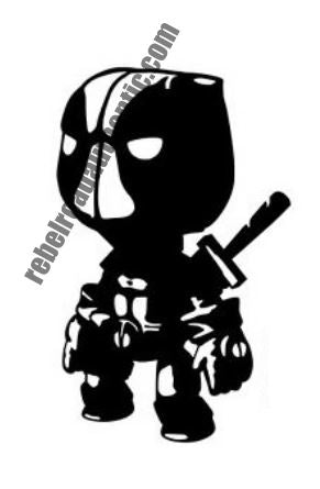 Deadpool Kid. Character Vinyl Decal