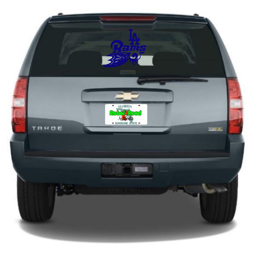 LA Sports Trio - Dodgers, Rams, Ducks Custom Vinyl Decal