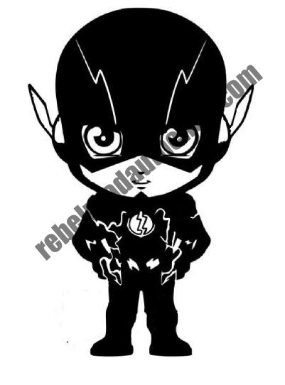 The Flash Boy Character Vinyl Decal