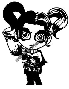 Harley Quinn Kid Character Vinyl Decal