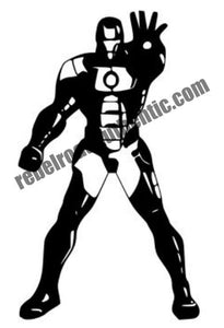 Iron Man Character Vinyl Decal