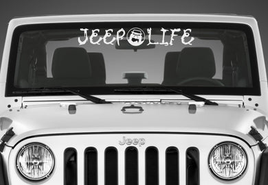 Off Road Jeep Life Custom Vinyl Decal
