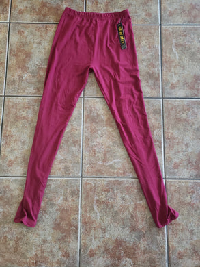Maroon Luxuriously Soft Leggings for Women (Size-One Size)