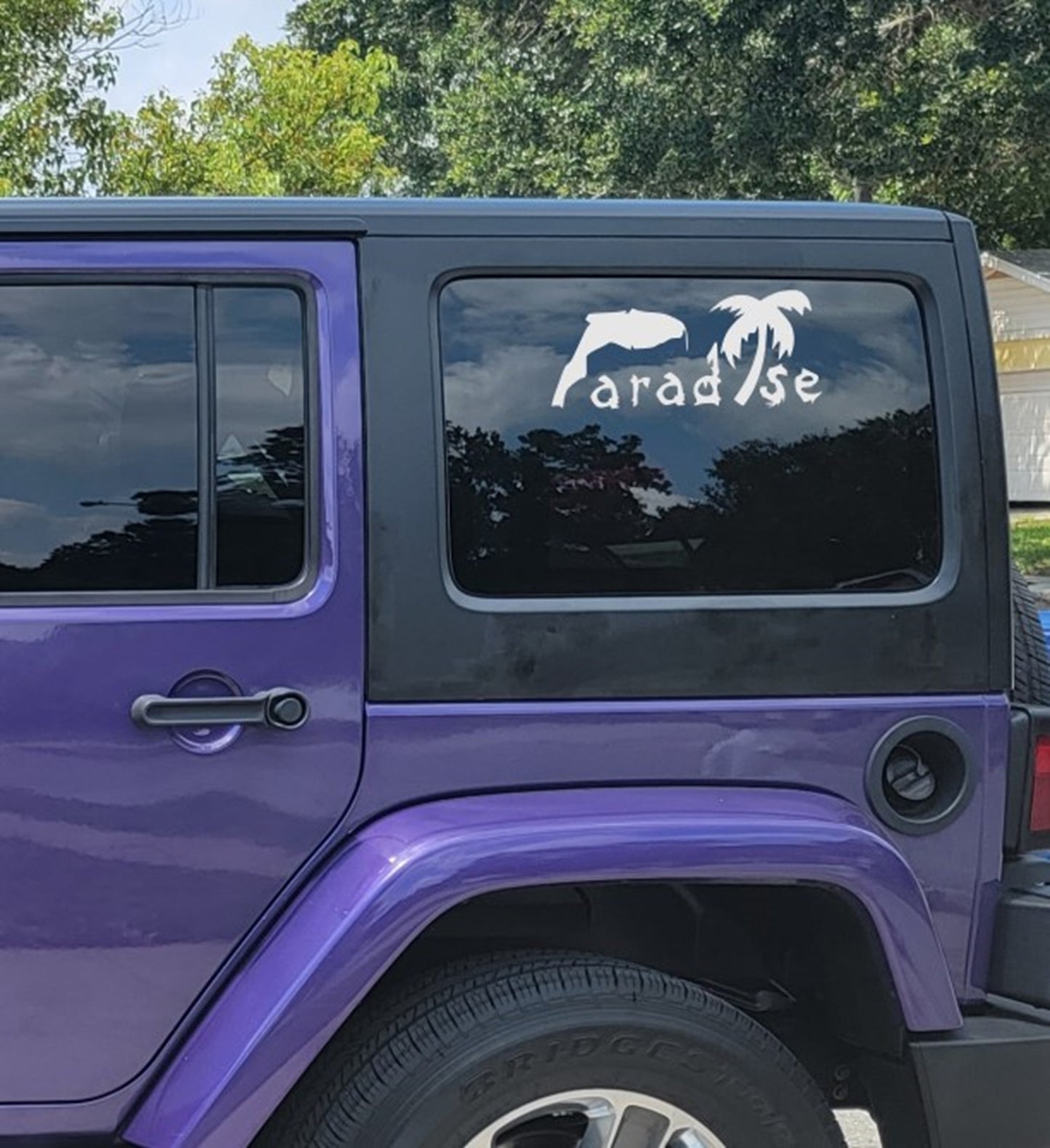 Florida Paradise Vinyl Decal | Custom Car Decor by Rebel Road Authentic