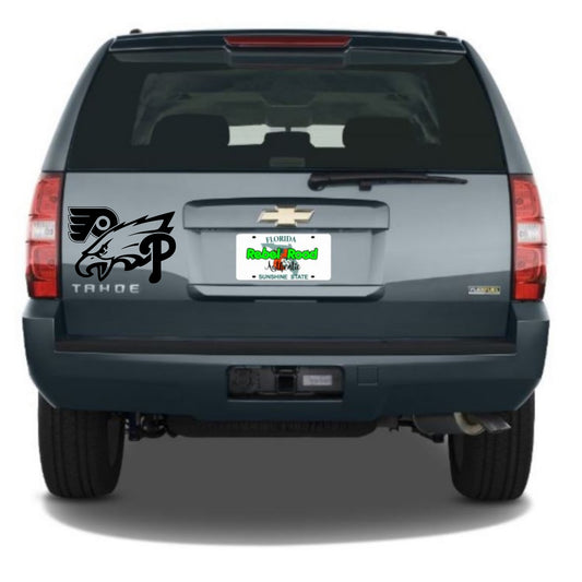 Philadelphia Sports Trio - Eagles, Flyers, Phillies Custom Vinyl Decal
