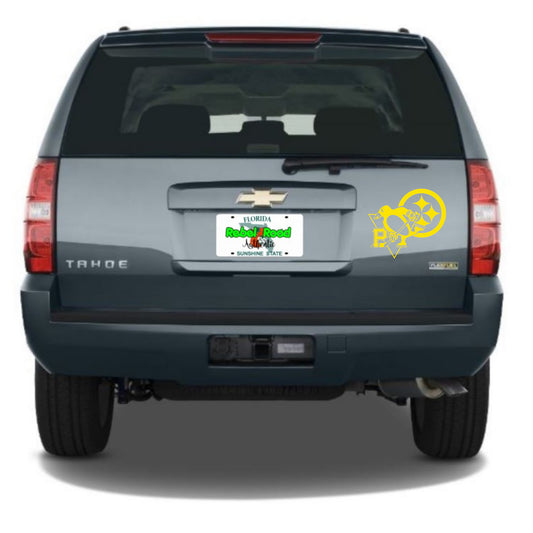 Pittsburgh Sports Trio - Pirates, Steelers, Penguins Custom Vinyl Decal
