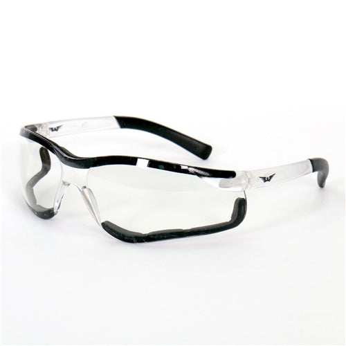 SAFETY WINGS GLASSES WITH CLEAR LENSES