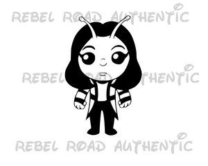 Mantis Character Vinyl Decal