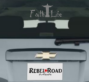 Faith Life Jesus Christian Custom Vinyl Decal