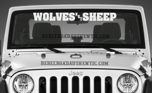 Wolves Not Sheep Vinyl Decals – Embrace Your Uniqueness