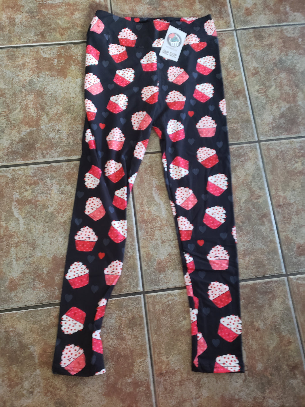 So Sweet Cupcakes Luxuriously Soft Leggings for Women (Size-One Size)