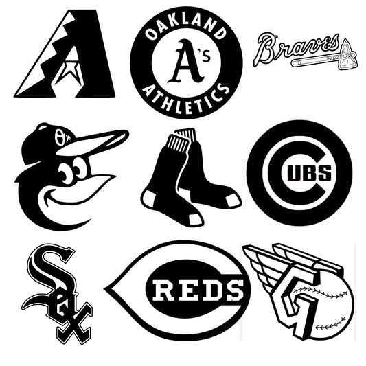 MLB Team Logo Vinyl Decal – Durable, High-Quality Sports Fan Sticker