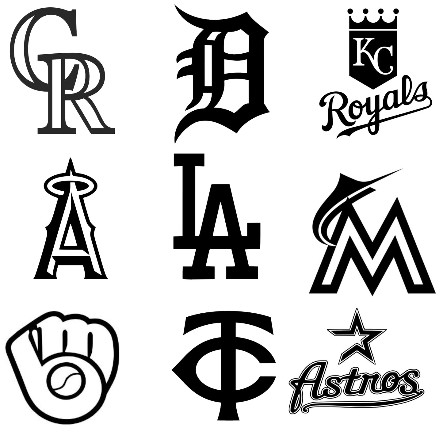 MLB Team Logo Vinyl Decal – Durable, High-Quality Sports Fan Sticker