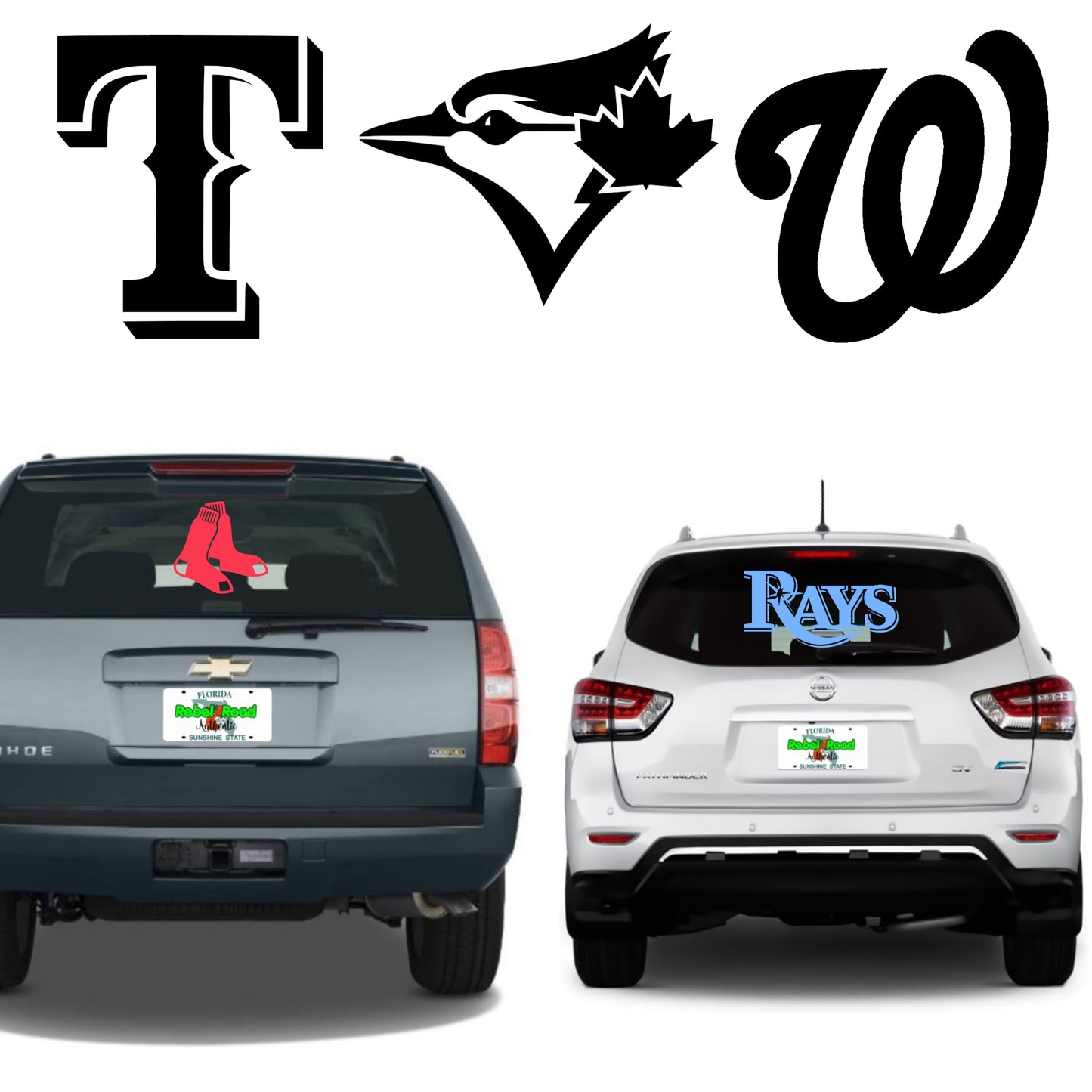 MLB Team Logo Vinyl Decal – Durable, High-Quality Sports Fan Sticker