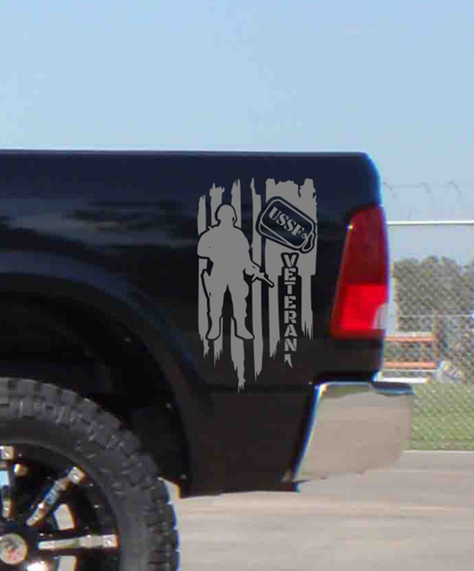 US Space Force Veteran custom vinyl decal