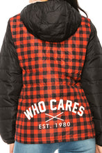 Load image into Gallery viewer, Women&#39;s Plaid Winter Puffer Down Jacket