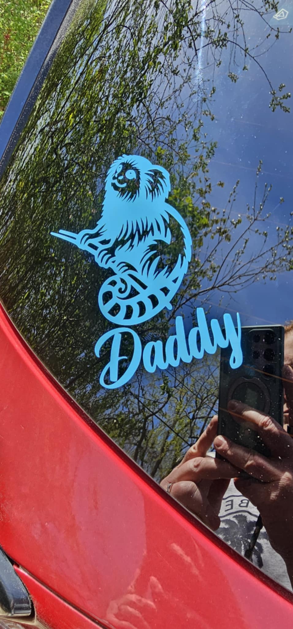 Marmoset Monkey Vinyl Decal – Personalized Name Option for Marmoset Lovers