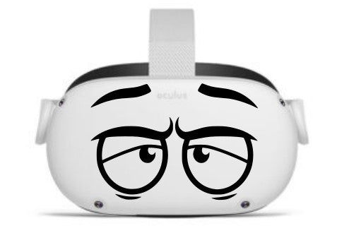 Exhausted Eyes Decal