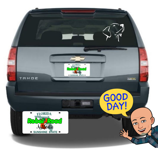 Custom Labrador Retriever Vinyl Decal