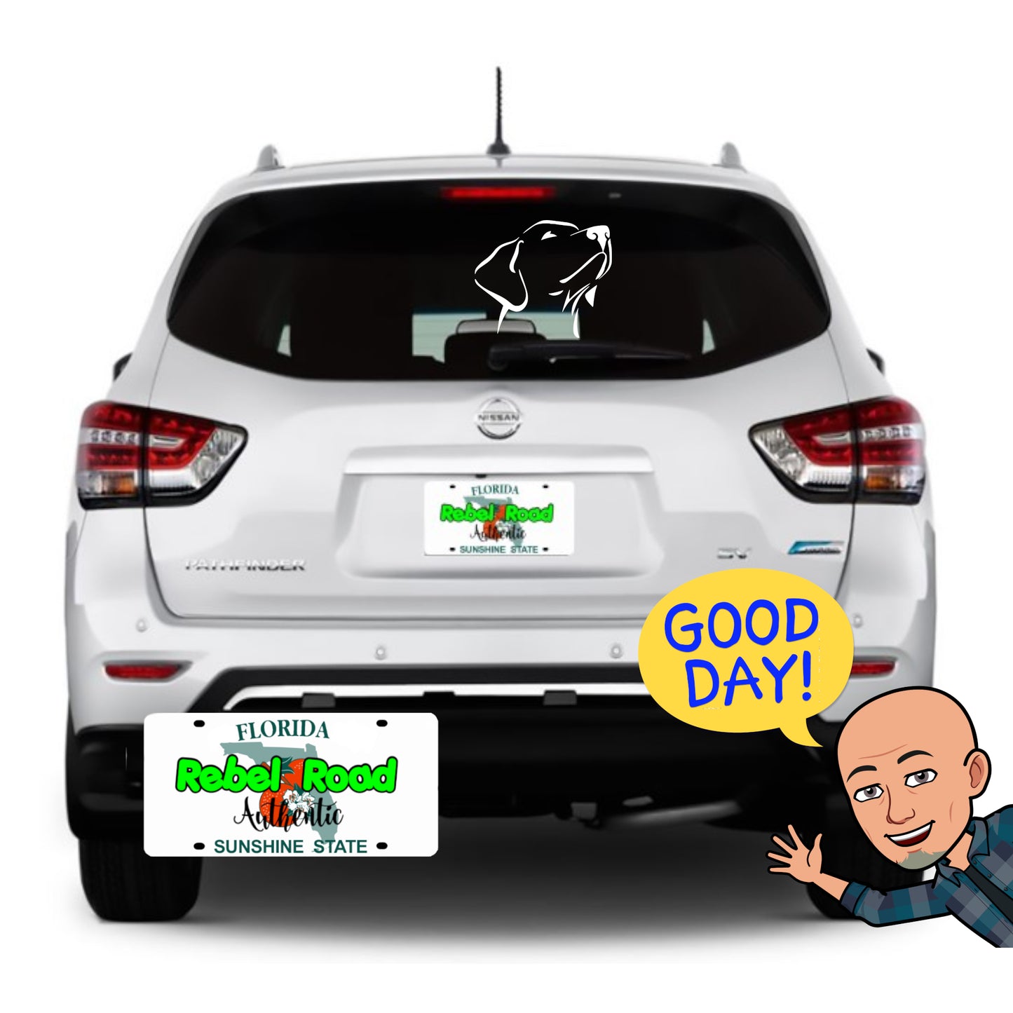 Custom Labrador Retriever Vinyl Decal